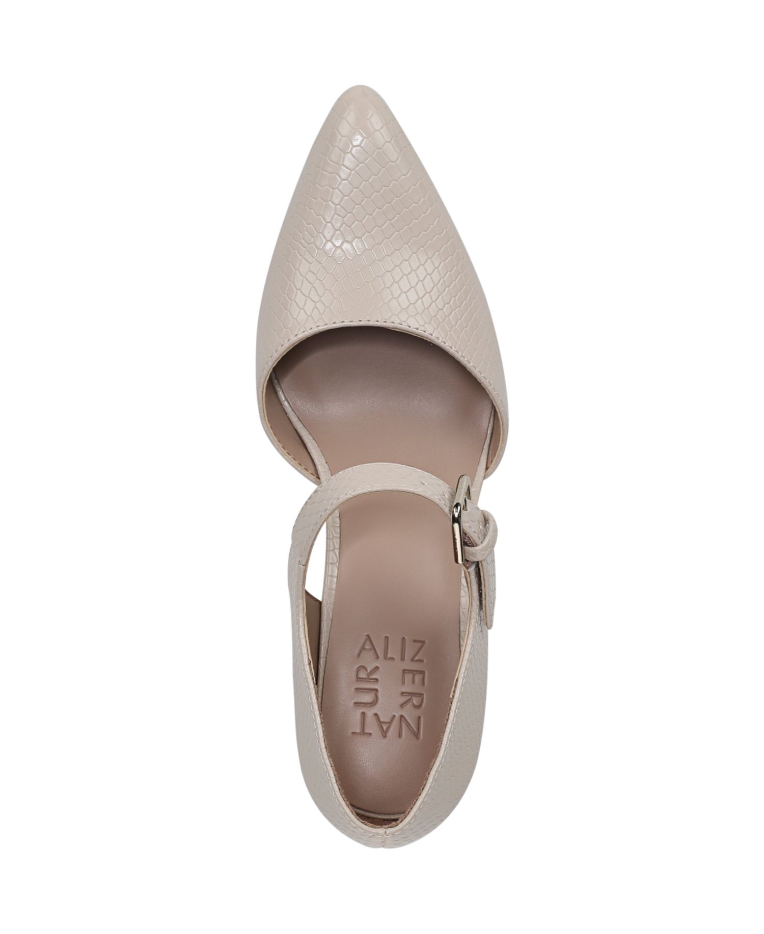 Women's Pixie Mary Jane Pointed Toe Block Heel Pumps