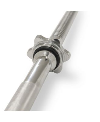 60" Standard Barbell with Star-lock collars, 300 lbs weight capacity