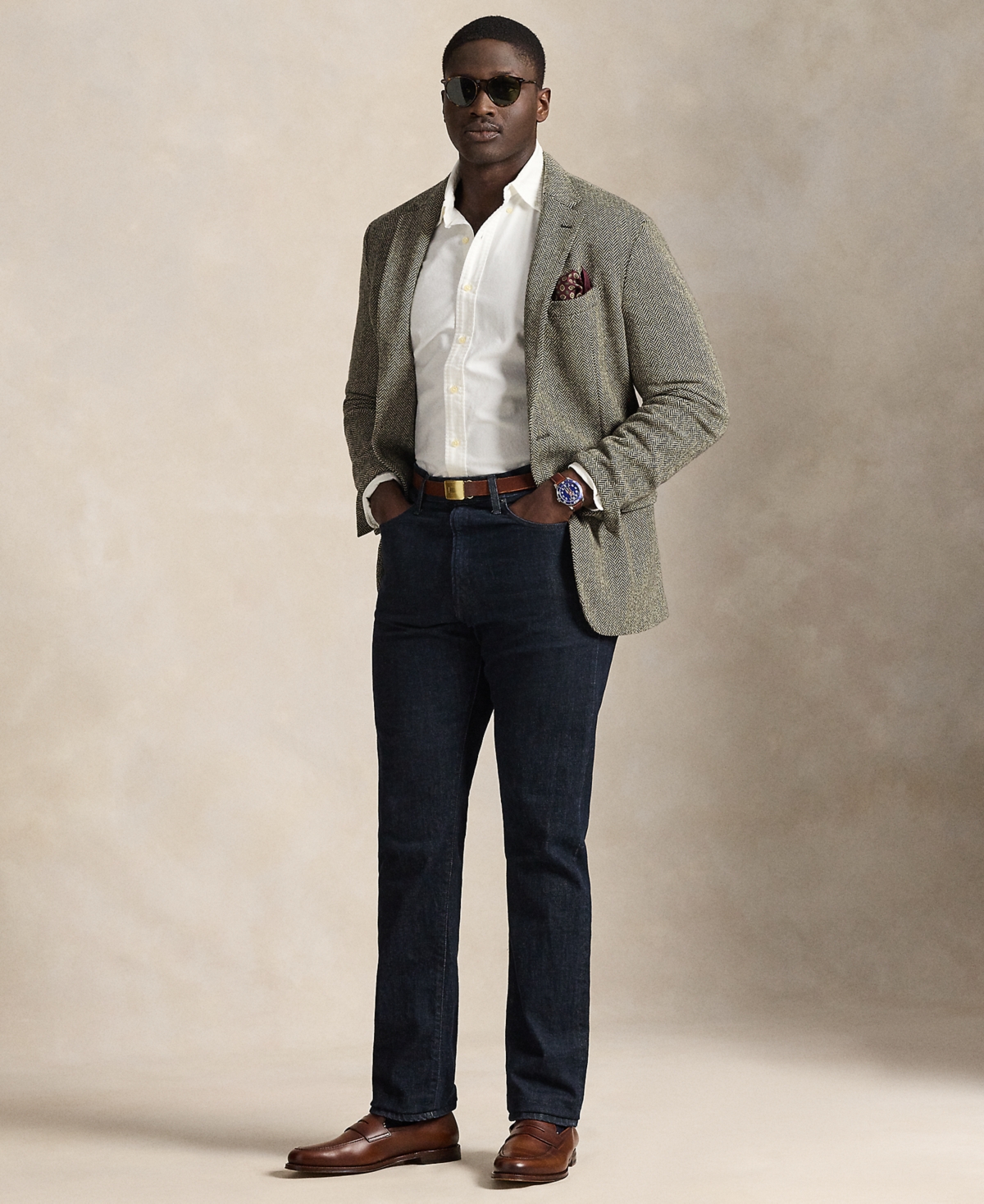 Polo Ralph Lauren Men's Big & Tall Classic Fit Long-Sleeve Oxford Shirt