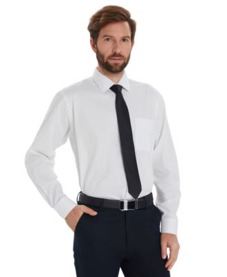 Men's Pinpoint Solid Dress Shirt, Macy's Exclusive