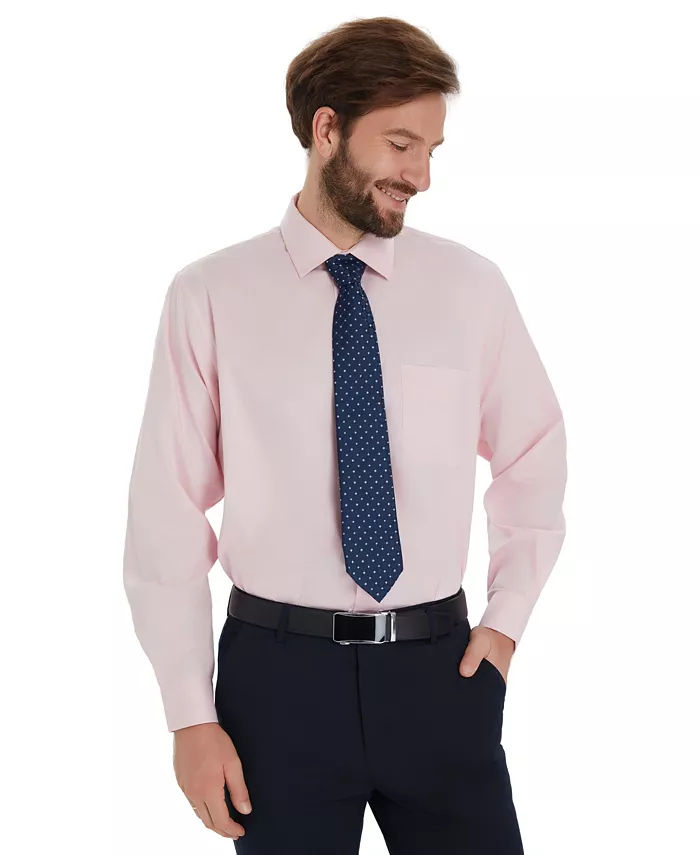 Men's Pinpoint Solid Dress Shirt - thumbnail 2