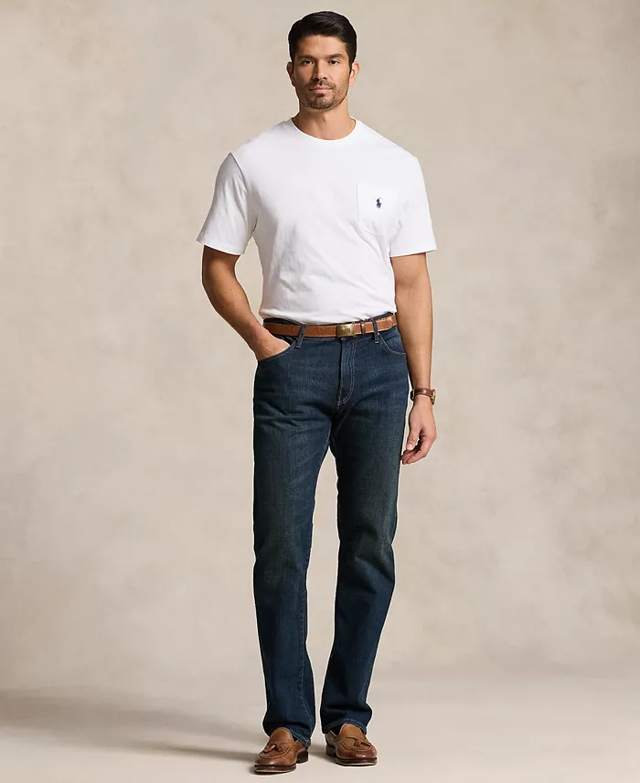 Men's Big & Tall Crew-Neck Pocket T-Shirt - thumbnail 2