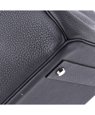 HAC 40 Handbag Grey Togo with Palladium Hardware