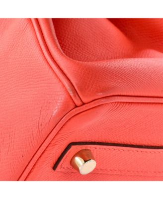 Birkin 30 Handbag Red Epsom with Gold Hardware