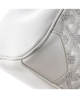 Mini Saigon Top Handle Bag Coated Canvas with Leather