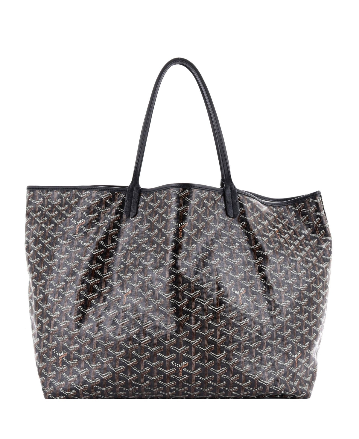 Pre-Owned Goyard Gm Saint Louis Tote Coated Canvas