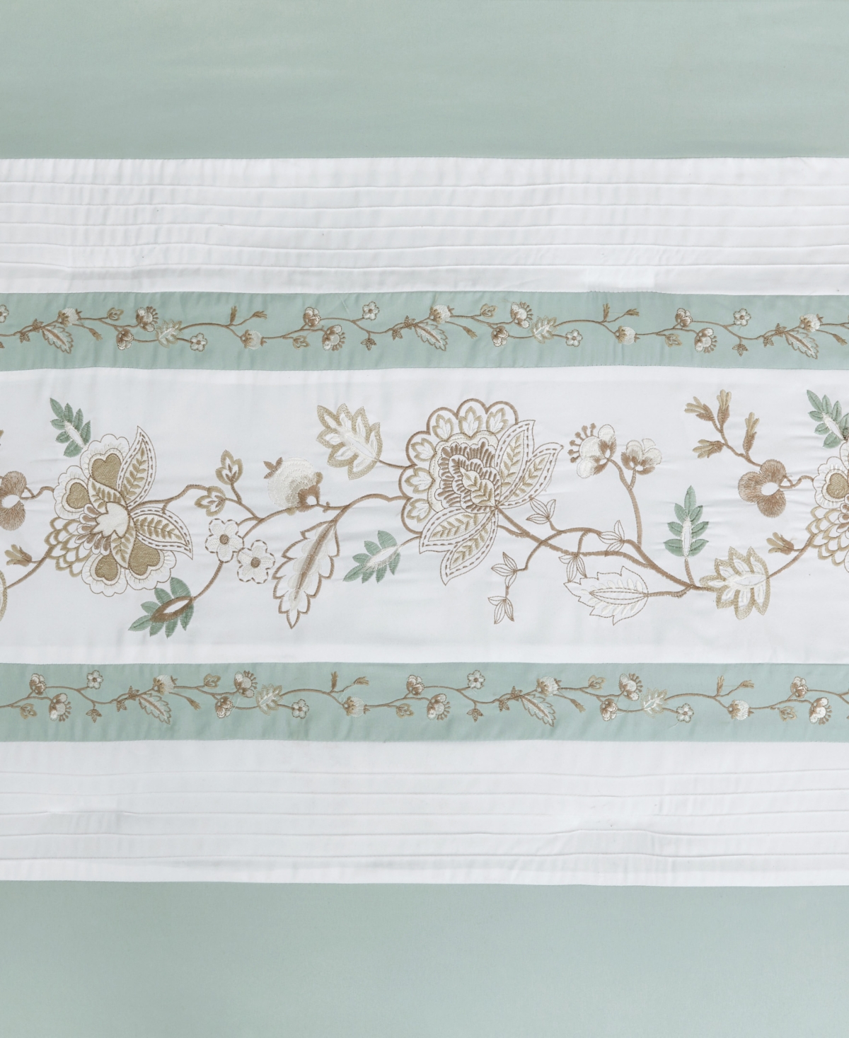 Royal Court Spring Social Floral 3-pc. Comforter Set, Full/queen In Green