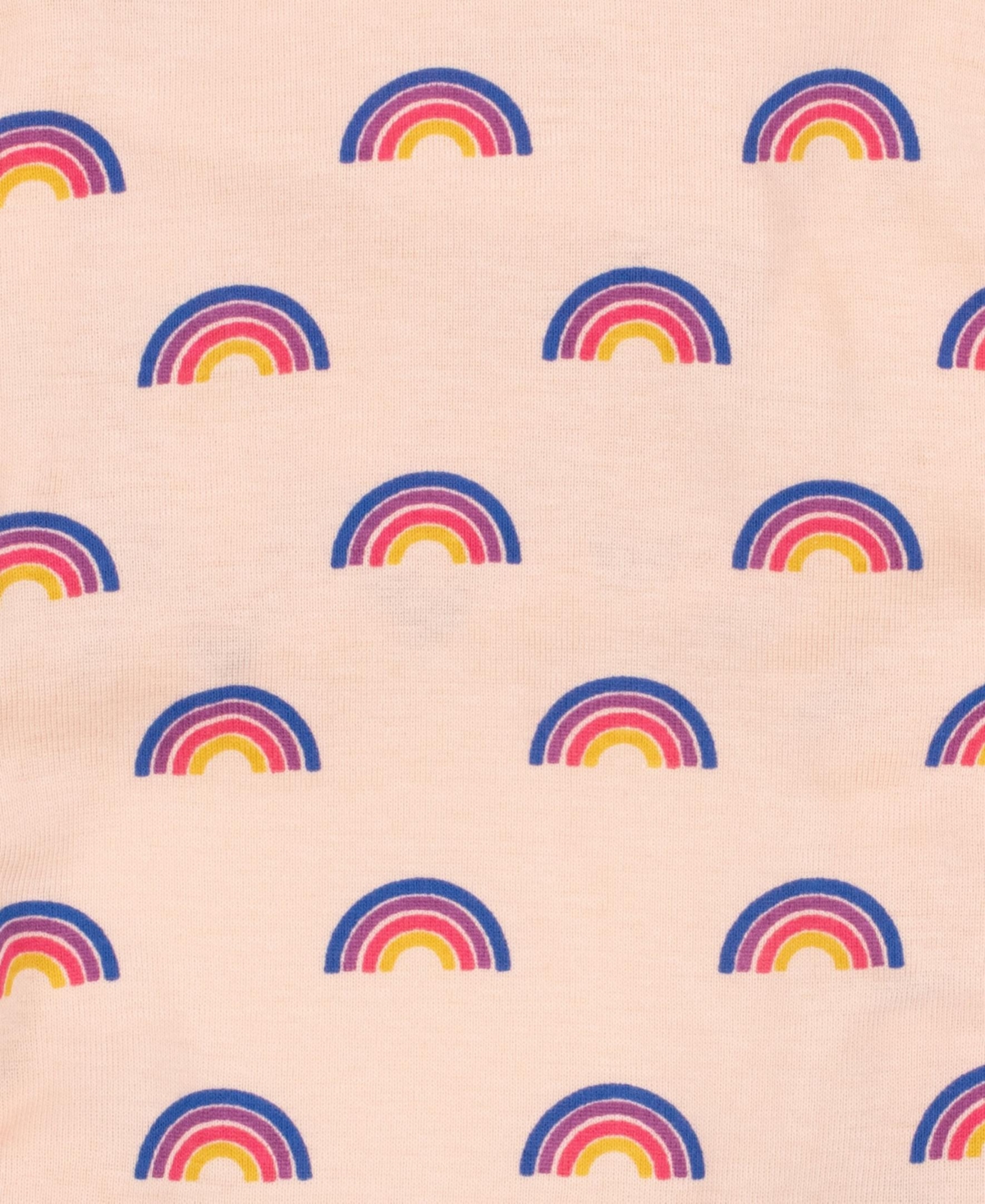 Leveret Dog Cotton Pajama Rainbow Peach