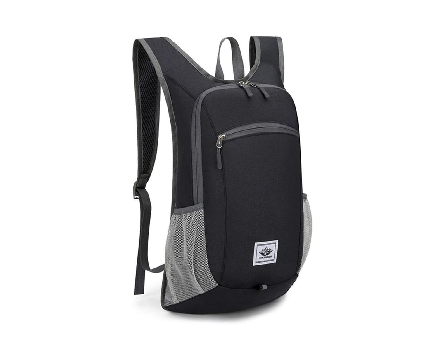 Рюкзак Urbanmax Hiking 15L Small Travel Lightweight Foldable Daypack Packable Camping for Women Men, цвет: Чёрный — фото 1