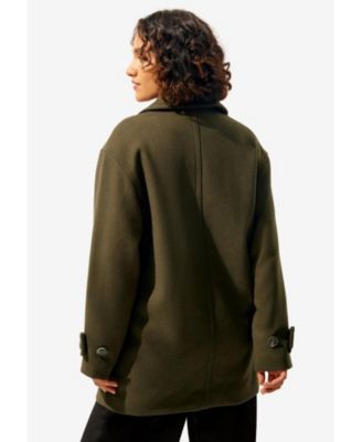 Women's Double Breasted Peacoat