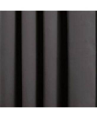 Anchorage Blackout Grommet Single Curtan Panel - 54" x 90", Charcoal