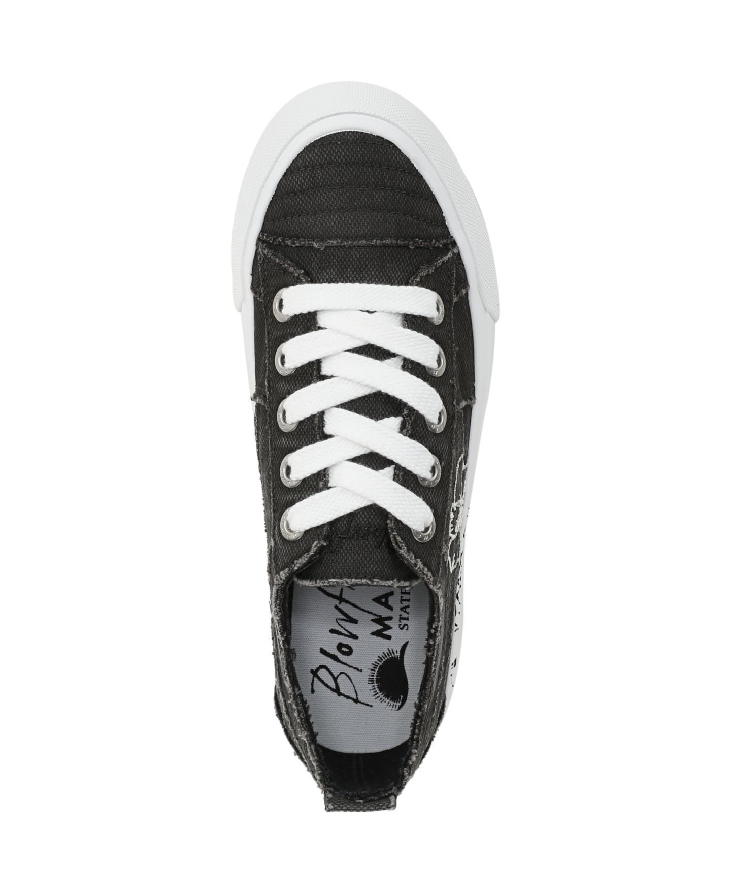Женские кроссовки Blowfish Malibu Sadie-Sun 10 Lace-Up, цвет: Чёрный холщовый — фото 4