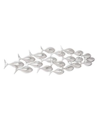 School of Fish Resin Leaf Wall Art