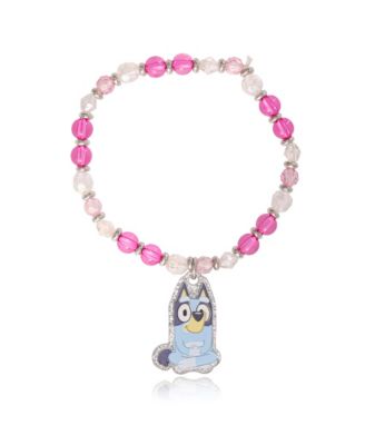 Beaded Bracelet Set, 4-Pack, Character Charms, Adjustable Stretch