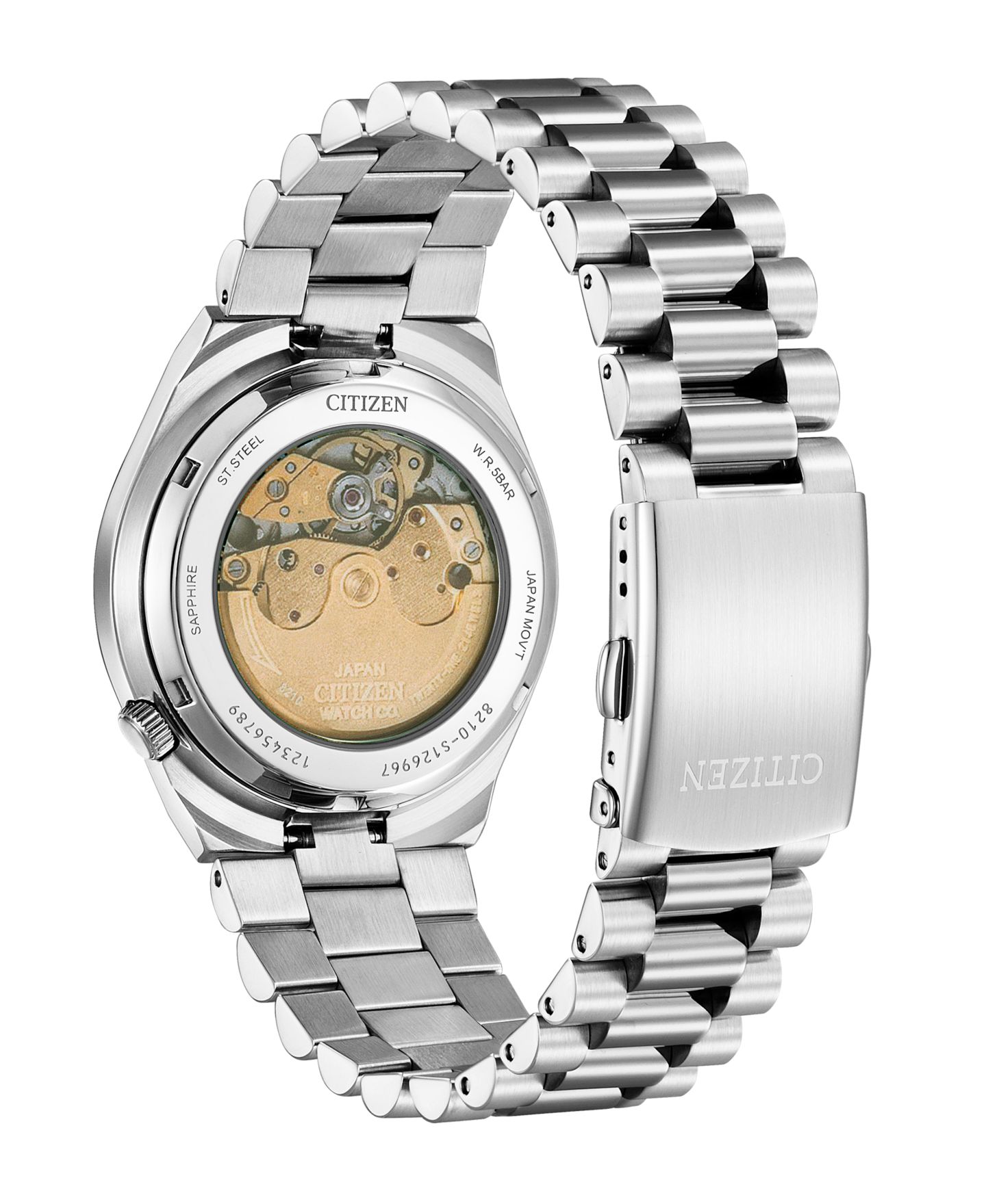 Мужские часы Citizen Tsuyosa Automatic Stainless Steel Bracelet Watch 40mm — фото 3