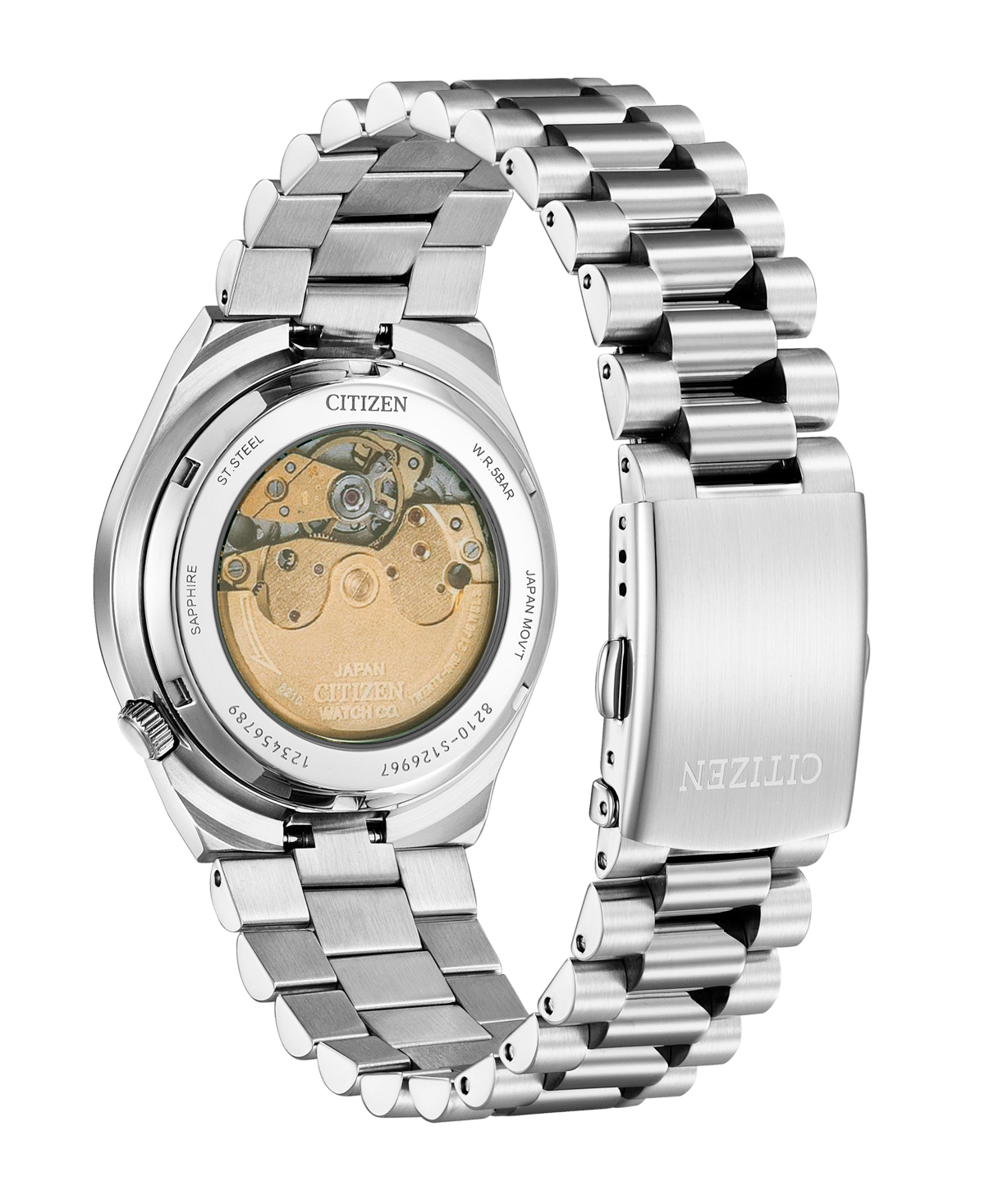 Citizen Men's Silver Stainless Steel Bracelet Watch, 40mm