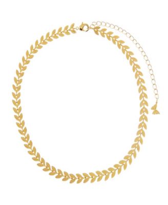 Solid Chevron Link Chain Choker