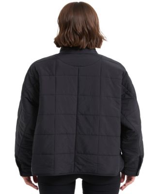 Women's Crinkle Oversized Quilted Jacket