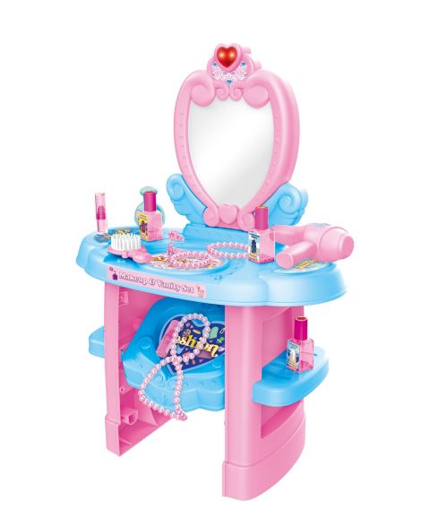 Детский игровой набор World Tech Toys Glamor Queen LED Lights Functional Mirror 22-Piece Vanity Playset, от 3 лет
