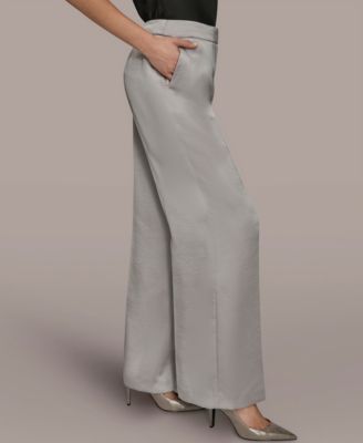 Women's Wide-Leg Mid-Rise Pants