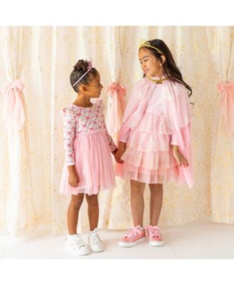 Toddler Girls Princess Coquette Long Sleeve Tutu Dress