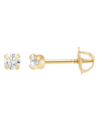 3-Piece Stud Earring Set in 10k Yellow Gold