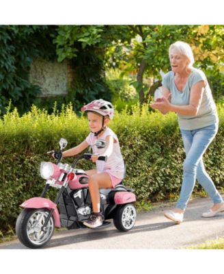 6V Powered Toddler 3-Wheel Motorbike Ride On Toy with Horn and Headlight