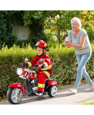 6V Powered Toddler 3-Wheel Motorbike Ride On Toy with Horn and Headlight