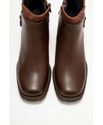 Woman's Parly Zip Block Heel Boot