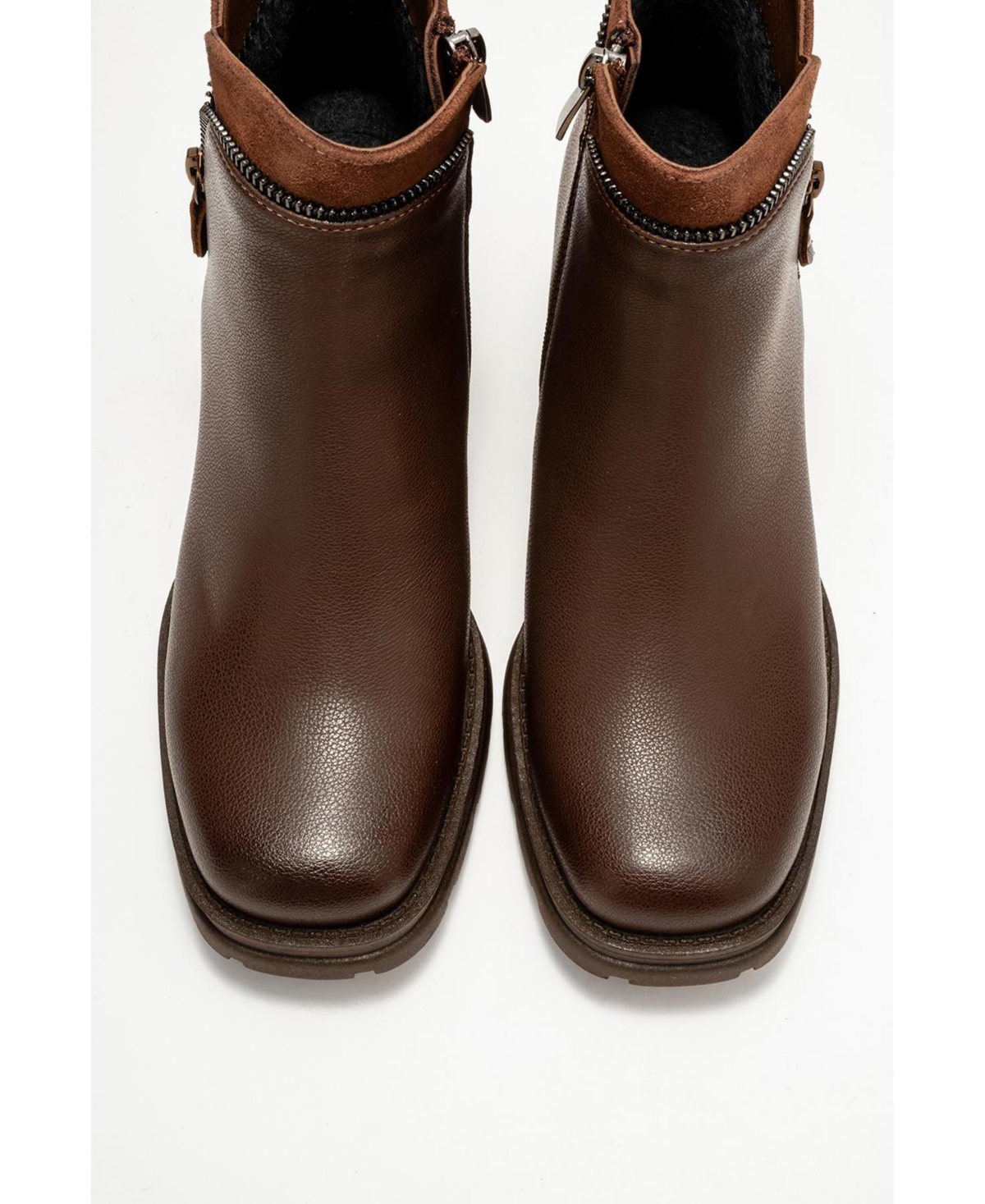 Prologue Shoes Parly Zip Block Heel Boot (Women)