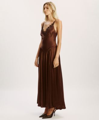 Women's Aderia Lace Detail Maxi Dress