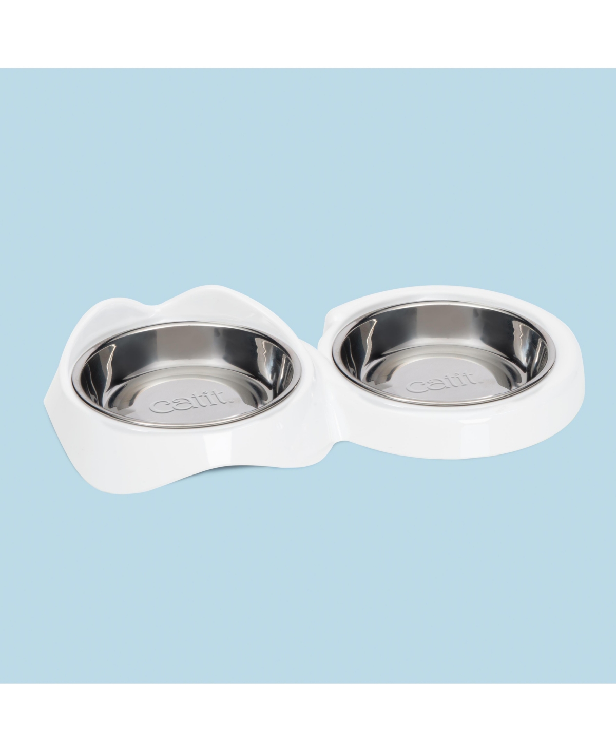 Catit Pixi Double Dish White extra bowl