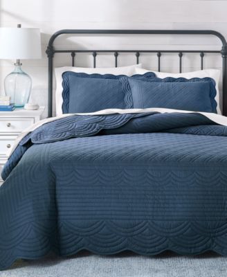 Charter Club Bailey Scallop 2-Pc. Quilt Set, Twin