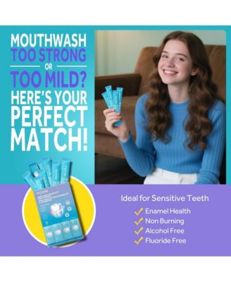 Nano-Hydroxyapatite Mouthwash for Sensitive Teeth, Fluoride-free, Alcohol-free, 30 Pack