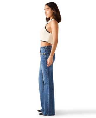 Women's Irys Shanks Flared High Rise Ankle Jeans