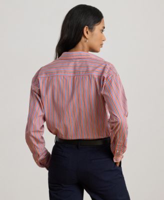 Women's Striped Broadcloth Shirt