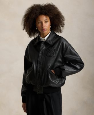 Women's Woven Embroidered Bomber Jacket