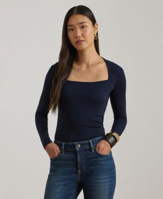 Lauren Ralph Lauren - Women's Square Neck Top