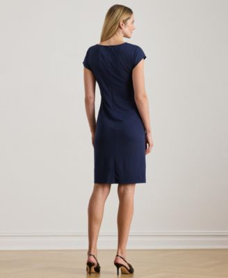 Women's Buckle-Trim Stretch Dress
