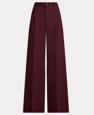 Women's Creased Wide-Leg Pants