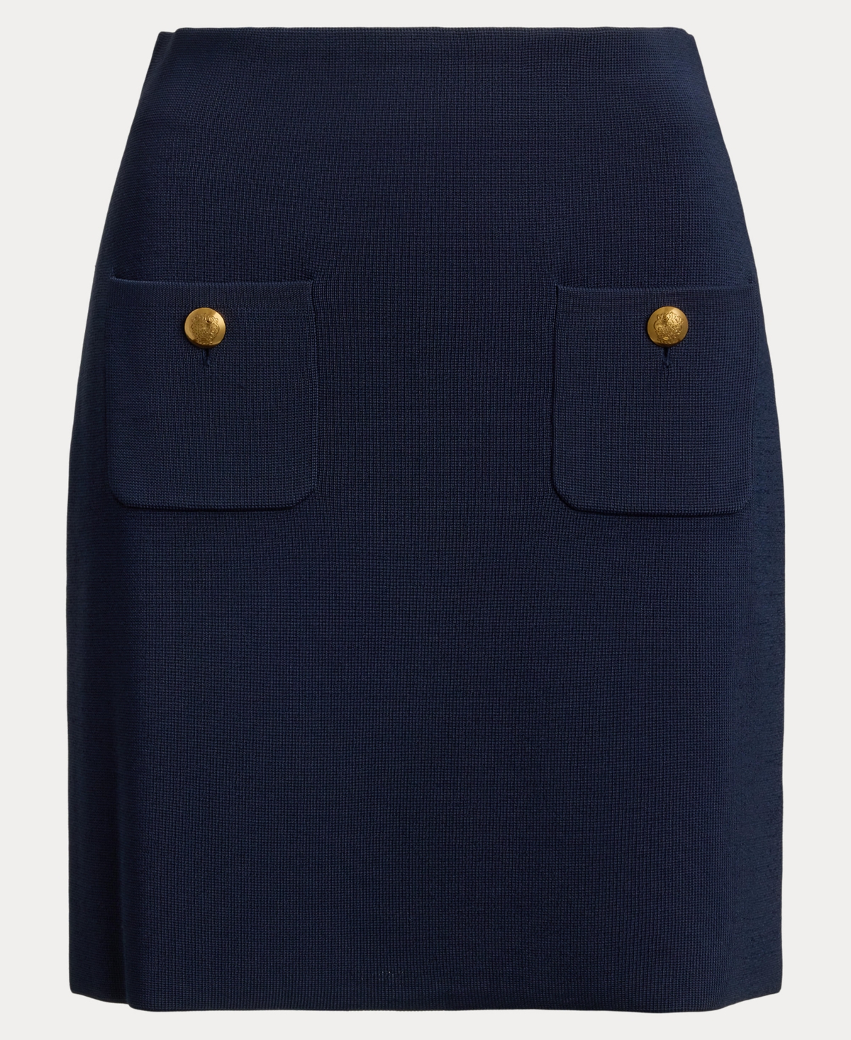 Ralph Lauren Women's Button-trim Pencil Mini Skirt In Multi