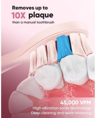 DY156 Electric Toothbrush (Pink) & Nano-Hydroxyapatite Toothpaste Bund