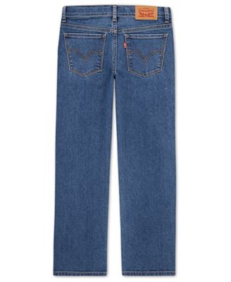 Girls' 7-16 Vintage-Like Mid Rise Wide Leg Jeans