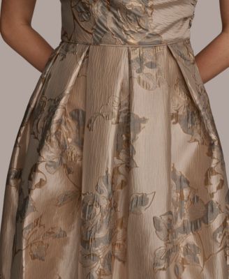 Women's One-Shoulder Bow Ball Gown