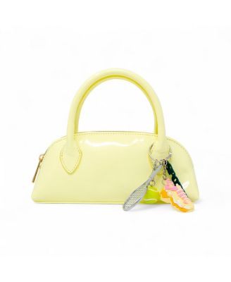 Girls Sporty Charm Top Handle Bag, Yellow