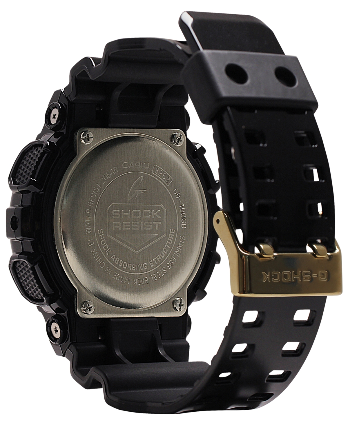 G-Shock Men's Japanese Quartz Black Resin Watch, 51.2mm