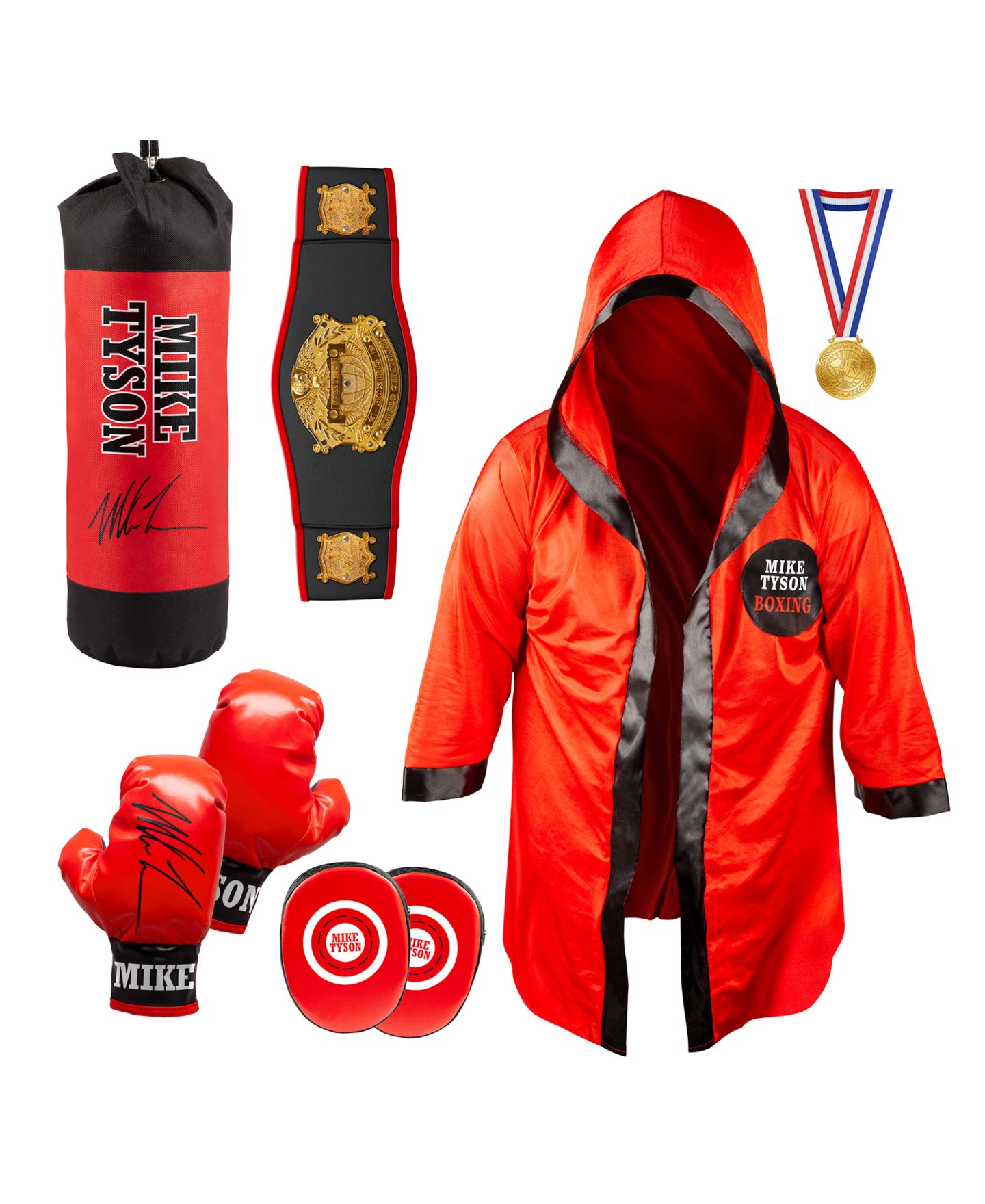 Детские игрушки World Tech Toys Mike Tyson Boxing 6-Piece Set, Ages 3+ — фото 1