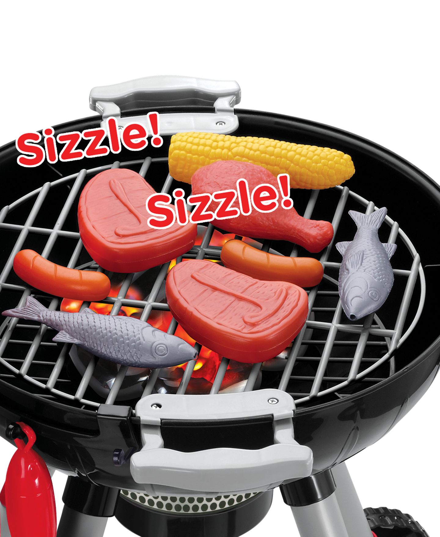 Детский игровой набор World Tech Toys Sizzlin' Interactive Lights and Sounds 38-Piece Barbecue Playset, Ages 3+ — фото 5
