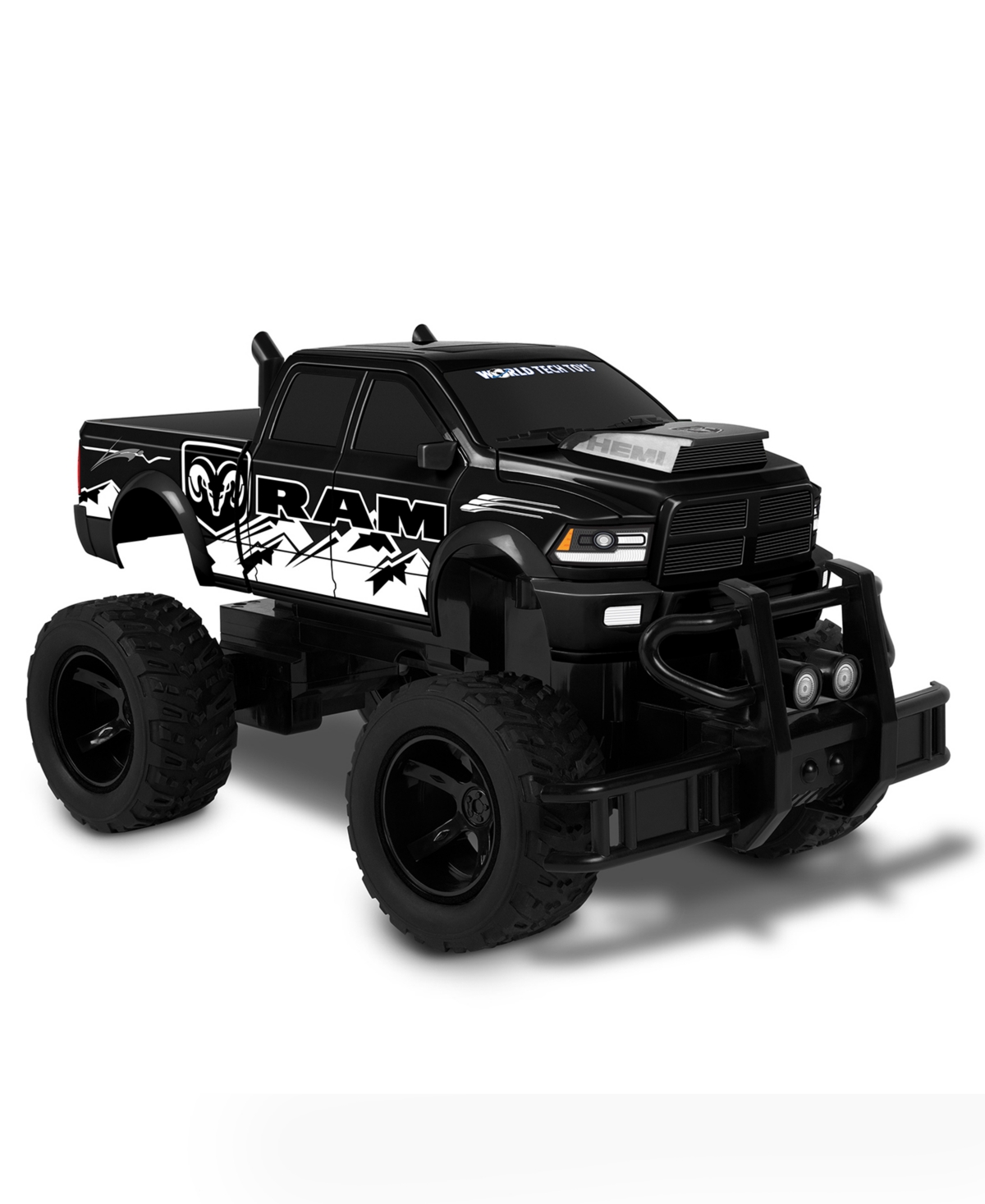 World Tech Toys 1:14 Ram 2500 Power Wagon Electric Remote Control Truck In Transparent