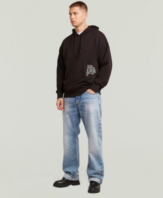 Men's Loose-Fit Hooded Sweatshirt